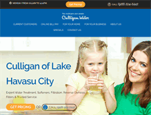 Tablet Screenshot of culligan-havasu.com